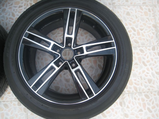 ขายล้อแม็ก Lenso es6 17"x7.5" et 42 5รู 114 + ยางปี 11 (081-3747940)