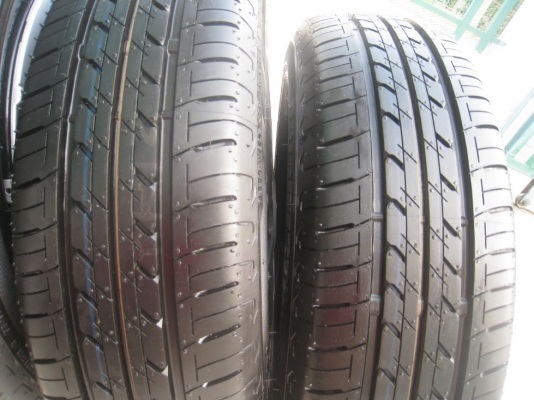 ขายกระทะล้อ mitsubishi mirage 14" 4รู 100+ยางธันวาคมปี 12+ฝาครอบ(081-3747940)