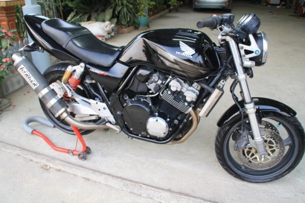 ขาย CB 400 เทค 1 ทะเบียนโอนนอก ท่อสูตร KERKER K45 แท้ เมคอิน USA 112000