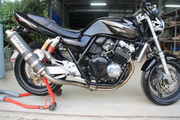 ขาย CB 400 เทค 1 ทะเบียนโอนนอก ท่อสูตร KERKER K45 แท้ เมคอิน USA 112000