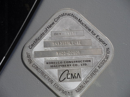 ขายรถนอกนำเข้า Kobelco SK135SRLC-1 ขายรถนอกนำเข้า Kobelco SK135SRLC-1