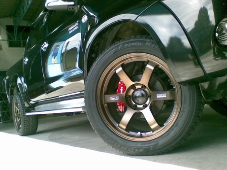 6รู 17 TE37 JAPANกระบะ เบามาก + ยางใหญ่ *** 14500