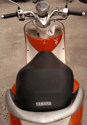 ขออนุญาติขายYamaha Fino 115 cc. มือเดียว สีส้มขาว ล้อแม็ก