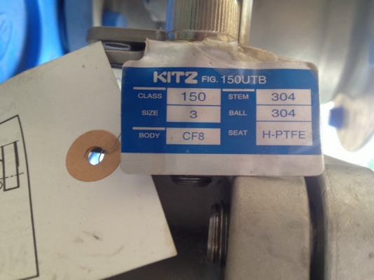 ขาย บอลวาล์ว 3 นิ้ว ของใหม่ อุปกรณ์ครบ ยี่ห้อ KITZ 150 ปอนด์ ขาย บอลวาล์ว 3 นิ้ว ของใหม่ อุปกรณ์ครบ ยี่ห้อ KITZ 150 ปอนด์