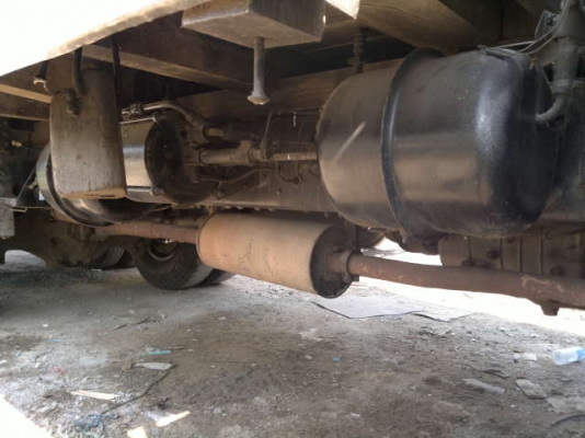 ขายรถ 10 ล้อ เพลาเดียว กระบะไม้ไม่ดั้ม 3 คัน ขายรวม ราคาย้อมๆ HINO F17 - KT925 วางหัว 3 M