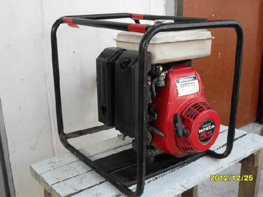 ขายเครื่องสูบน้ำ ฮอนด้า 5.5 แรง พร้อมตัวดูด 3นิ้ว สภาพดี