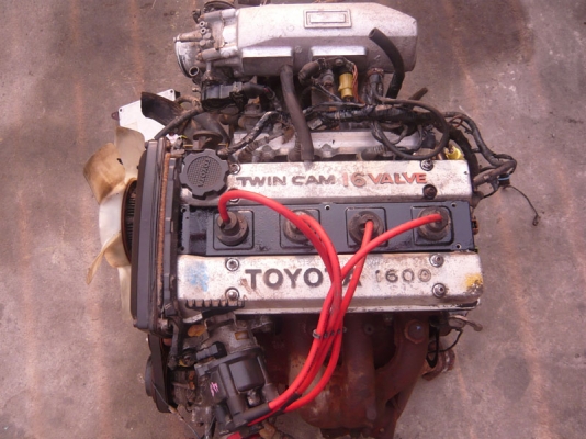 ขายเครื่องยนต์เบนซินหัวฉีดขับหลัง TOYOTA 4AG 7850 บาท