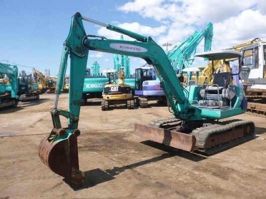 SALE___Komatsu PC45-1 ส่งตรงจากญี่ปุ่นถึงไทยแล้ว เครื่อง 4D84 ปั้มนิ้ว สภาพดี พร้อใช้งาน