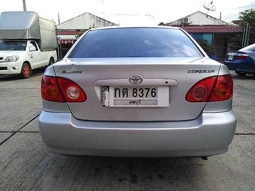 ขายtoyota altisปี2001เกียร์autoติดแก๊ส lpg ขายtoyota altisปี2001เกียร์autoติดแก๊ส lpg