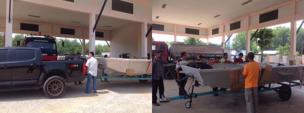 เรืออลูมิเนียมท้องแบน จากโรงงาน