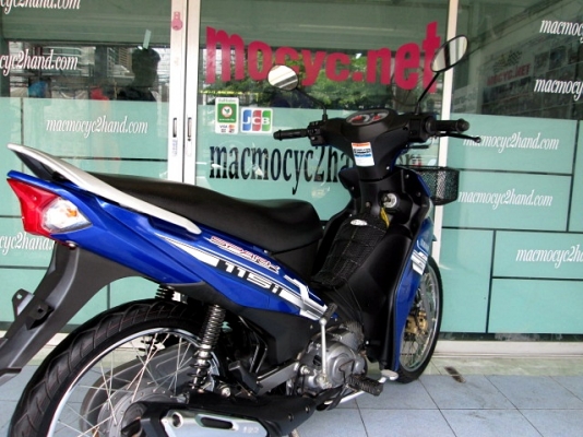 SPARK115 i ( สต๊าทมือ ) สีนํ้าเงิน รถเดือน ธ.ค.ปี 56 ไมล์ 4040 โล รถมีเกียที่ประหยัดน้ำมัน แถม 3 รายการ 25900