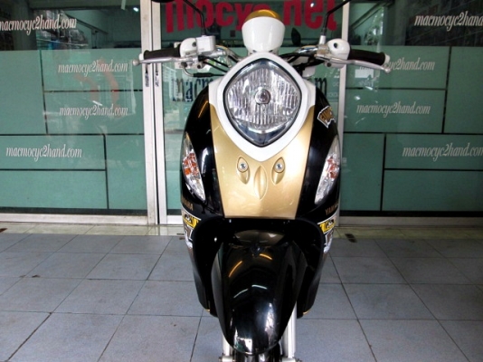 Fino i สีดำน้าตาล ลายแฟร์ชั่น รถเดือน ก.ค. ปี 56  ไมล์ 8292 โล แถม 2 รายการ 25900