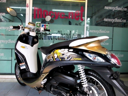 Fino i สีดำน้าตาล ลายแฟร์ชั่น รถเดือน ก.ค. ปี 56  ไมล์ 8292 โล แถม 2 รายการ 25900