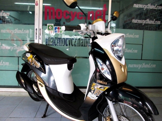 Fino i สีดำน้าตาล ลายแฟร์ชั่น รถเดือน ก.ค. ปี 56  ไมล์ 8292 โล แถม 2 รายการ 25900