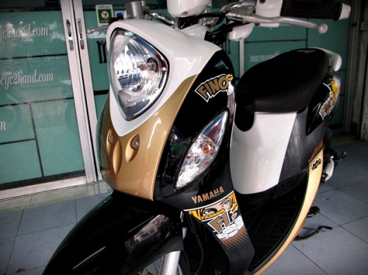 Fino i สีดำน้าตาล ลายแฟร์ชั่น รถเดือน ก.ค. ปี 56  ไมล์ 8292 โล แถม 2 รายการ 25900