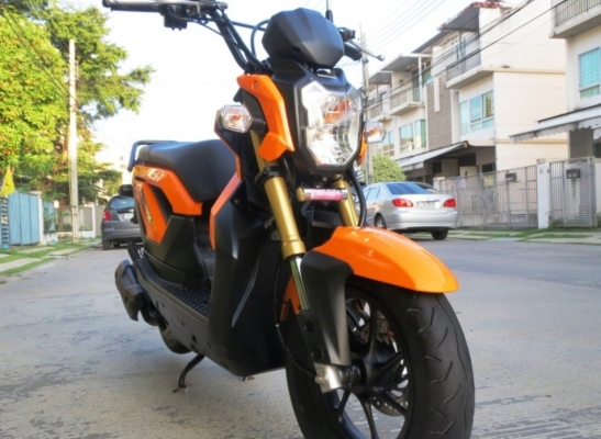 Zoomer X 8 เดือน ส้มซ่าส์ สีลายล่าสุด เดิมดี ไม่มีบิวด์  เพียง  38,900  บาทเท่านั้น