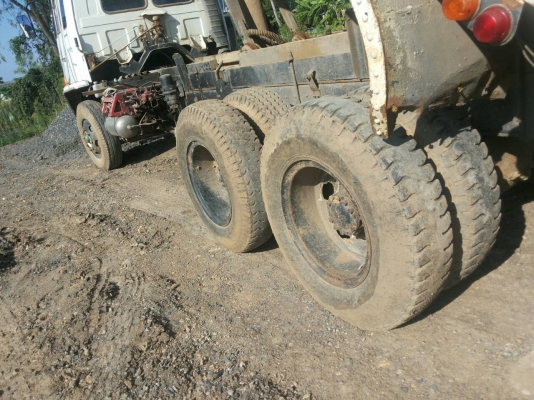 รถบรรทุก ISUZU 10 ล้อใหญ่ รุ่นFVZ12MY ปี 2535 2 เพลา ดั๊มพ์ได้ ราคา 560,000 บ.