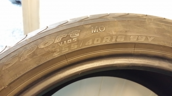 ขายยางYOGOHAMA255-40R18ปี11ไม่เคยปะยางไม่บวม ขายยางYOGOHAMA255-40R18ปี11ไม่เคยปะยางไม่บวม