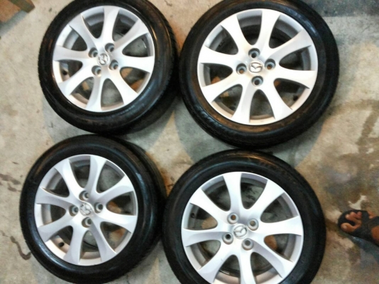 ล้อเดิม MAZDA2 ขอบ15พร้อมยาง  185-55R15