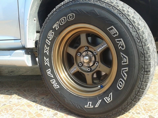 ขายครับ te37x offset - 0 พร้อมยาง maxxis at 265/70/16 ปี 12 ดอก 70\% และยางอีกชุด hankook at 265/75/16 ปี 13 ดอก 85\% ลองดูก่อนครับ ขายครับ te37x offset - 0 พร้อมยาง maxxis at 265/70/16 ปี 12 ดอก 70\% และยางอีกชุด hankook at 265/75/16 ปี 13 ดอก 85\% ลองดูก่อนครับ