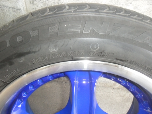 ล้อแม็ก 15นิ้ว 4รู100/114พร้อมยาง 185/60R15ปี10 สวยๆ 4 ล้อ ราคา 4700 บาท