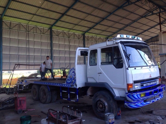 ขายรถบรรทุกสิบล้อเทเลอร์ MITSUBISHI MA เครื่อง 6D16-195 แรง 2 เพลา 10 เกียร์ ขึ้นแบ็คโฮ 200 ได้ ทะเบียนพร้อม