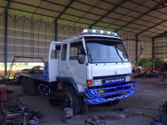 ขายรถบรรทุกสิบล้อเทเลอร์ MITSUBISHI MA เครื่อง 6D16-195 แรง 2 เพลา 10 เกียร์ ขึ้นแบ็คโฮ 200 ได้ ทะเบียนพร้อม