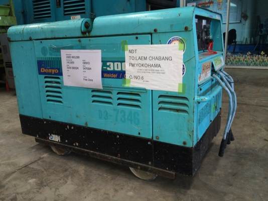 เครื่องเชื่อมสนาม Denyo DLW300SDK นำเข้าจากญี่ปุ่น