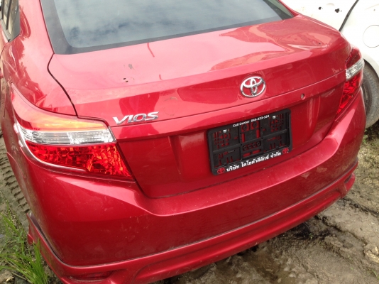 ขายซาก TOYOTA VIOS 1.5J ปี14 สีแดง ใหม่กิ๊ก ทะเบียนผ่าน ไม่จอด สภาพเข้าด้านซ้ายเครื่องรอดครับ