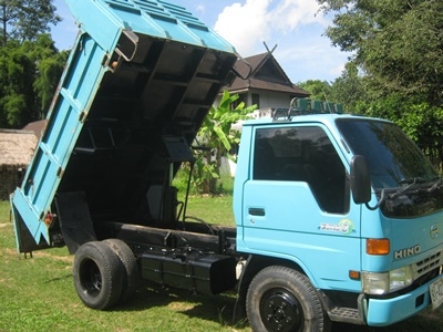 ขายรถ 6 ล้อดั้ม HINO กระบะ 4 คิว