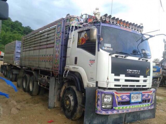 ขายดาวน์ISUZU DECA360 พ่วง ลูก3 เพลาแท้ กระบะสหกิจ 45หมื่น งวดละ65000&times;46 ปี54 โทร 087-9666599 คุณหนาม