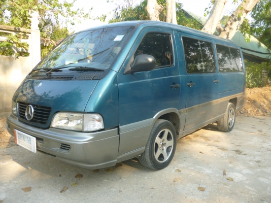 ขายด่วนรถตู้บ้าน Benz mb140D ปี 2003 ยกเครื่อง2jฝาดำ6สูบ230 090-1687004 จิรวัฒน์ ดมแก๊สถังใหญ่  ดิส 4 ล้อ