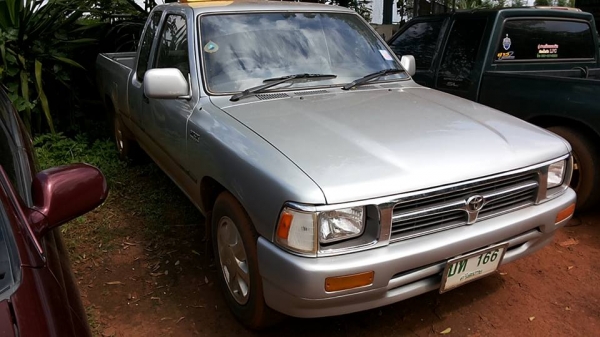 ***ขายแล้วครับขอบคุณ Truck2hand ขายกระบะแค็ป ราคาเบาๆ TOYOTA HILUX MIGHTY-X 2.5EXTRACAB โปร่งหลังแท้ ปี38/95 เครื่อง/เกียร์ เดิมๆ แน่นๆแห้งๆ แรง ไม่มีเยิ้ม เกียร์ดีไม่หลุด ไม่หอน ช่วงล่างหนึบ คัสซีสวยไม่ปะไม่ดาม กระบะดีพื้นไม่ผุ หน้า-หลังเดิม ไม่เคยชนหนัก