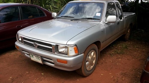 ***ขายแล้วครับขอบคุณ Truck2hand ขายกระบะแค็ป ราคาเบาๆ TOYOTA HILUX MIGHTY-X 2.5EXTRACAB โปร่งหลังแท้ ปี38/95 เครื่อง/เกียร์ เดิมๆ แน่นๆแห้งๆ แรง ไม่มีเยิ้ม เกียร์ดีไม่หลุด ไม่หอน ช่วงล่างหนึบ คัสซีสวยไม่ปะไม่ดาม กระบะดีพื้นไม่ผุ หน้า-หลังเดิม ไม่เคยชนหนัก