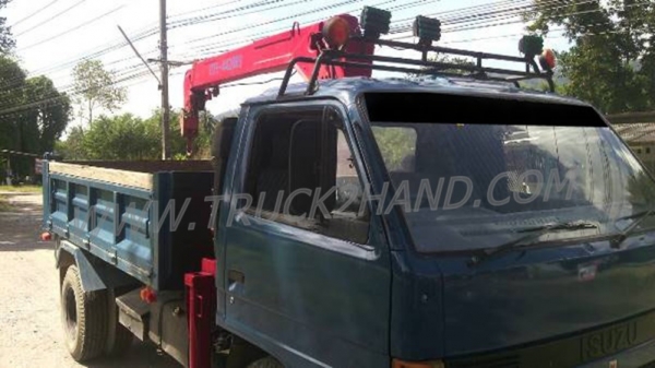 รถบรรทุก ISUZU 6 ล้อ ดัมพ์ คิดเครน 2.5 ตัน รถบรรทุก ISUZU 6 ล้อ ดัมพ์ คิดเครน 2.5 ตัน