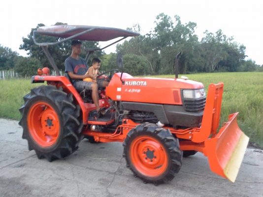 คูโบต้า L4508 อุปกรณ์ใบดันหน้า เล่มทะเบียนพร้อมโอน