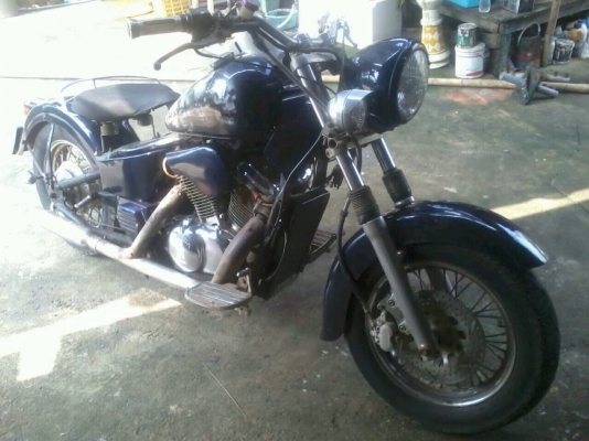 ขายด่วนsteed400ทะเบียน แต่งแนวโรสคิง เครื่องสดๆๆ  เสียงดุๆๆ