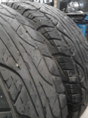265/70R16 DUNLOP GRANDTREK AT3 ตัวหนังสือขาว ชุด 4 เส้น  TEL.081-427-3941