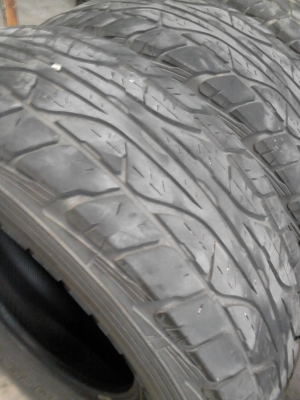 265/70R16 DUNLOP GRANDTREK AT3 ตัวหนังสือขาว ชุด 4 เส้น  TEL.081-427-3941