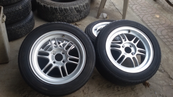 ขายล้อใหม่ RPF1ขอบ15 4รู100พร้อมยางชุดละ10800