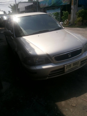 ฮอนด้าชิตี้ปี99เครื่องไฮเปอเกียออโต้ติดแก็สหัวฉีดสภาพสวยพร้อมใช้ มีแอร์แบก เอบีเอส 85000