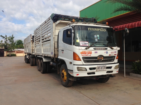 ขาย Hino Mega 320 แม่ลูก 3 มิตร 3 เพลา ดั้ม