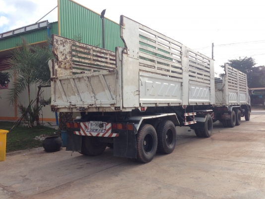 ขาย Hino Mega 320 แม่ลูก 3 มิตร 3 เพลา ดั้ม