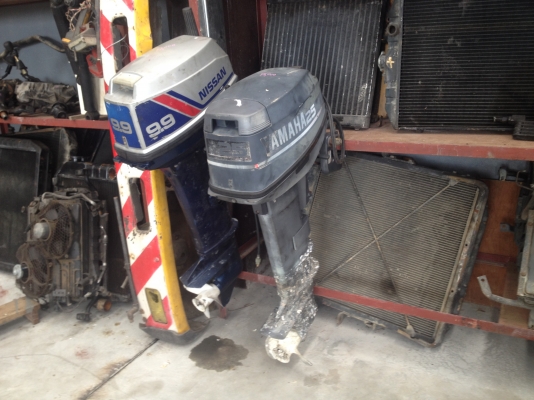 เครื่องเรือ NISSAN วางท้ายเรือ