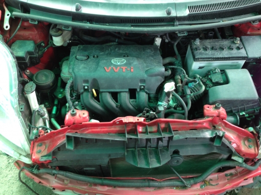 ขายซาก TOYOTA YARIS 1.5G RS ปี12 สีแดง ทะเบียนผ่านไม่จอด ไม่โดนชุดหน้า เครื่องเกียร์เทวดา แอร์แบ็คไม่ยิง