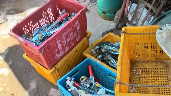 รอกสลิงมือโยก ของเก่าญี่ปุ่นใหม่