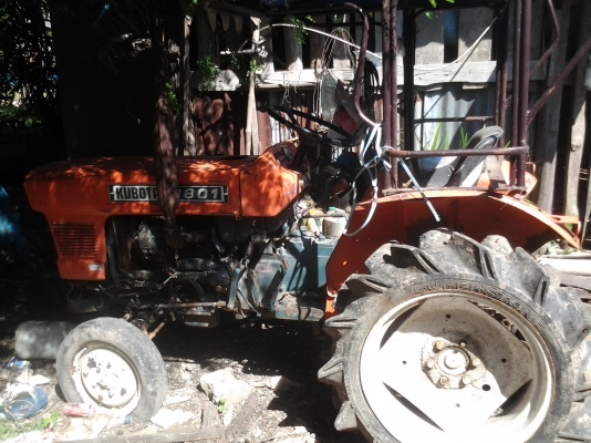 ขายตามสภาพรถไถ18แรงเครื่องดังแหวนนิดหน่อยคูโบต้า