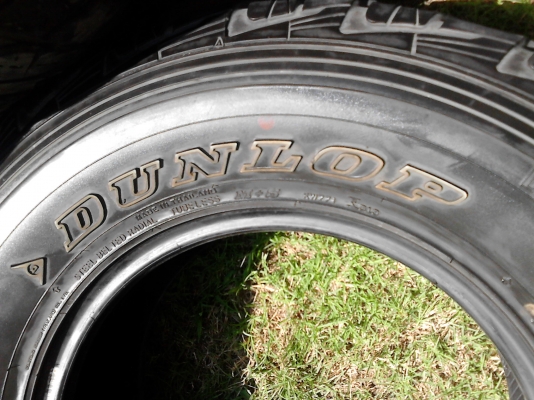 265/70R16 DUNLOP GRANDTREK AT3 ตัวหนังสือขาว ชุด 4 เส้น  TEL.081-427-3941