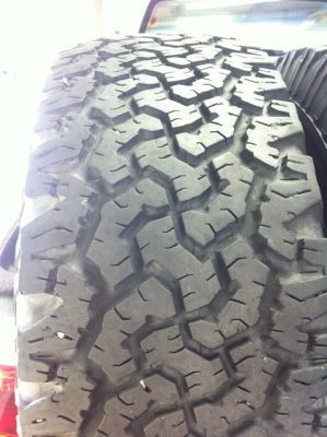 ยาง BF goodrich all terrain ขนาด 265-75R16