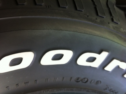 ยาง BF goodrich all terrain ขนาด 265-75R16